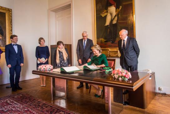 Inhuldiging Beschermend Erelid H.M. Koningin Mathilde